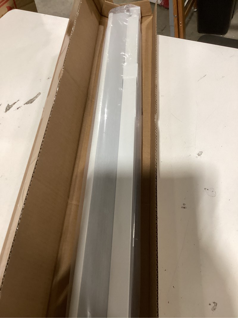 Condition photo showing New/Like New for lazblinds cordless cellular shades, no tools no drill blackout honeycomb shades pleated blinds for windows, 30 1/2" w x 64" h, silver white blackout-silver white 30 1/2'' w x 64'' h