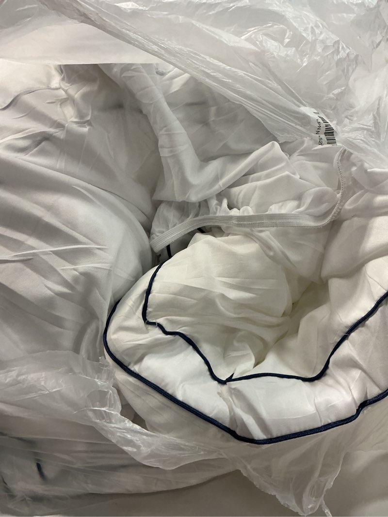Condition photo showing As Is for Mattress Topper King,Extra Thick Mattress Pad Cover for Back Pain,Cooling Mattress Protector with 8-21 Inch Deep Pocket,Overfilled Down Alternative Filling White King