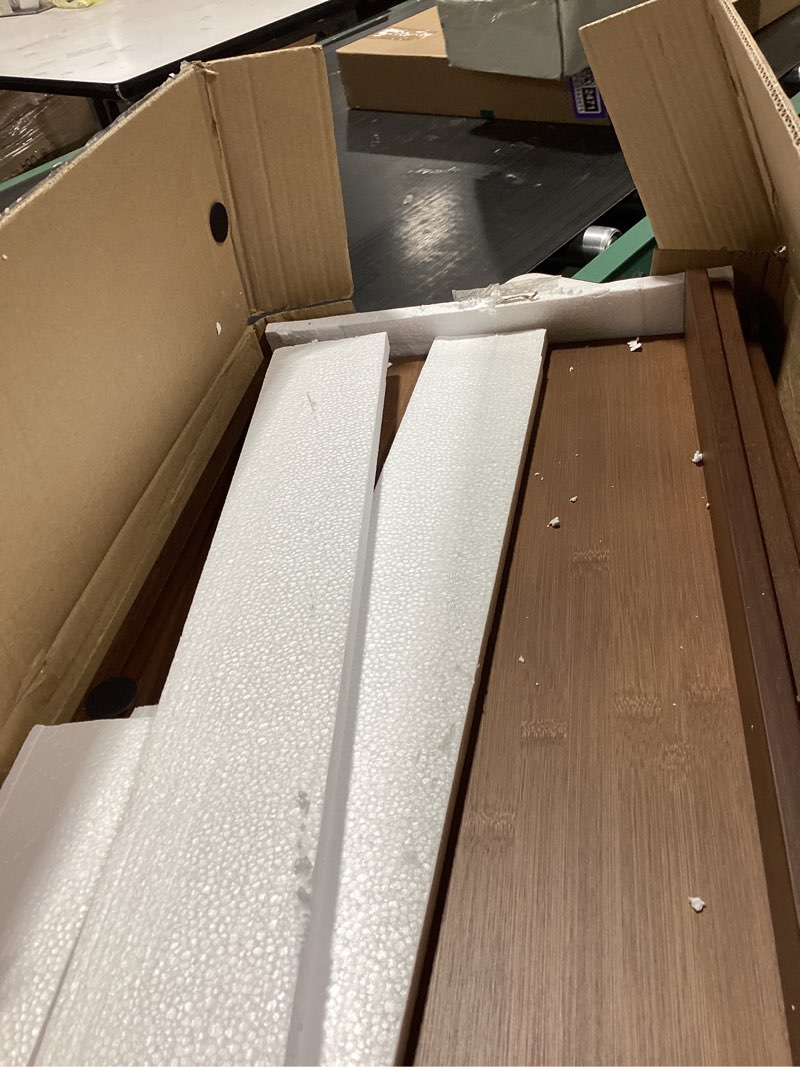 Condition photo showing Good Condition for wire shelf covers, bamboo wire rack covers for pantry, closet (4pcs, 26" w x 12" d) 26"w x 12"d 4
