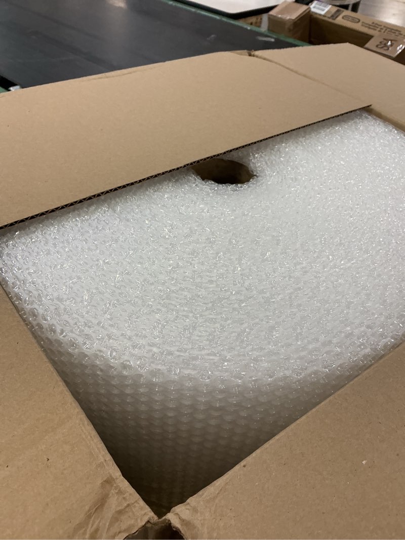 Condition photo showing New/Like New for amazon basics bubble wrap for moving, packing, shipping and storage, perforated protective cushioning for fragile items, 12-inch x 175-ft long roll, small 3/16", clear