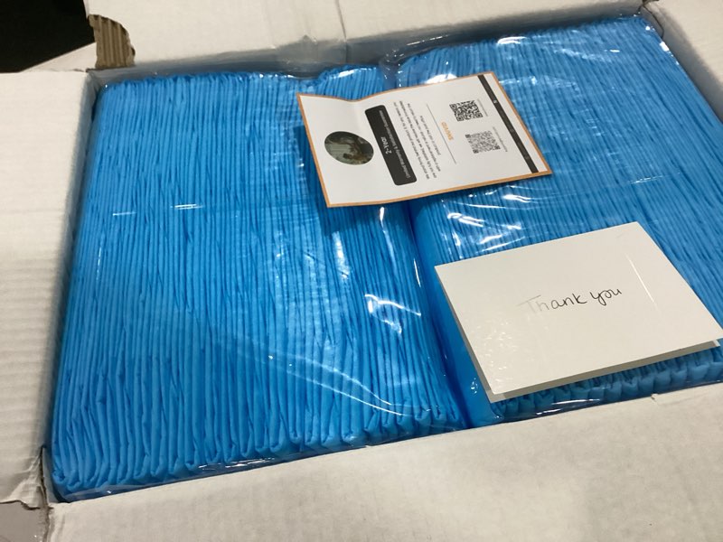 Condition photo showing New/Like New for Super Absorbent Disposable Underpads - XXL (30" x 36") Leakproof Bed Pads | Quick-Dry, Ultra Thick for Heavy Incontinence | Chux Pads for Adults, Seniors, Kids, Baby & Pets - 50 Pack