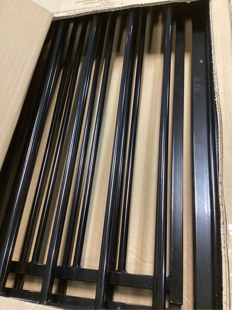 Condition photo showing Good Condition for No Pawblems Free Standing Dog Gate with Door, 30'' Tall Foldable Dog Fence for Indoor & Outdoor, Up to 104 Inch Extra Wide Puppy Gate for Stairs, Hallways, Doorways, Deck, Yard (Black, 4 Panels) Black Up to 104" W, 4 Panels