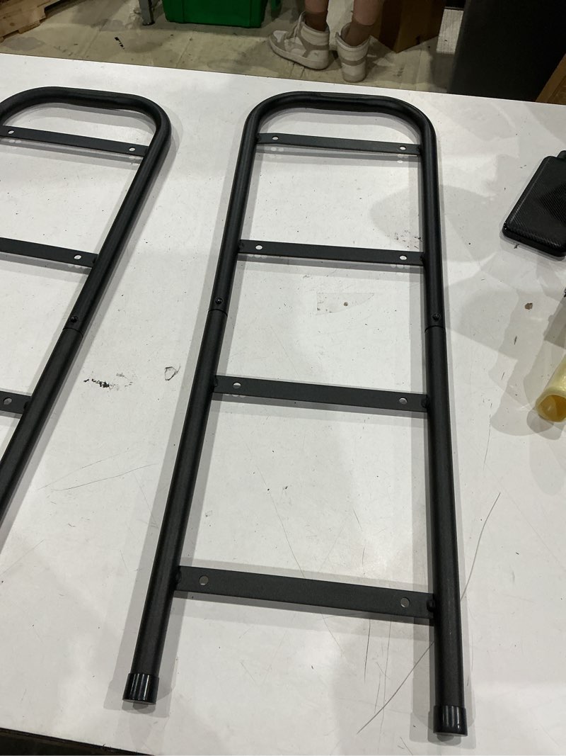 Condition photo showing As Is for recpro rv telescoping bunk ladder (similar)mounting brackets included