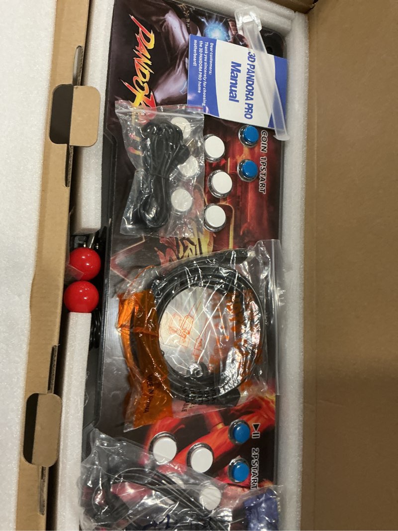 Condition photo showing Good Condition for 30000 Games in 1 Arcade Game Console ,Pandora Treasure 3D Double Stick,30000 Classic Arcade Game,Search Games, Support 3D Games,Favorite List, 4 Players Online Game,1280X720 Full HD Video Game
