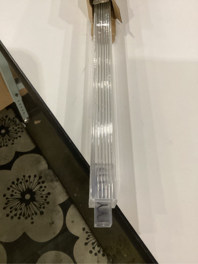 Condition photo showing Good Condition for 24 inch clear replacement bathroom towel bar with adjustable spring loaded ends sturdy plastic wall mount for bathroom and kitchen towel storage- replacement towel bar for ceramic holder 1 piece