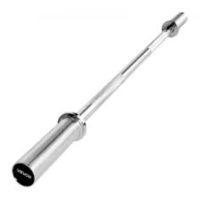 VEVOR 4FT/6FT/7FT Barbell Bar, Fits 2-Inch Weight Plates, Chrome Plated Barbell Bar with Knurled Gri