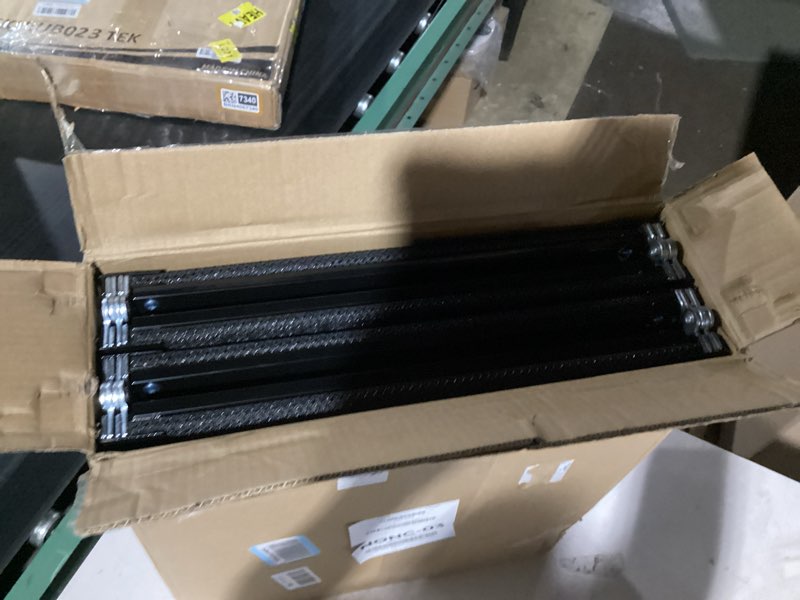 Condition photo showing New/Like New for dog ramp for car, 71''x 17'' pet ramp for large dogs with anti-slip surface, extra long dog ramps up to 250lbs for truck suv van stairs, folding car ramp for dogs to get on bed couch 71'' x 17.3''
