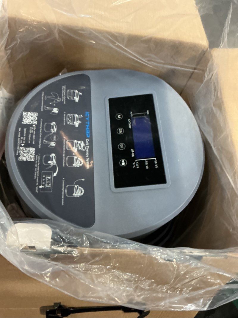 Condition photo showing Good Condition for Cold Therapy Machine with Programmable Timer, Ice-Machine-for-Knee-After-Surgery, Knee Replacement Recovery Equipment, Cryotherapy Pain Relief w/Compression Pad for Shoulder, Ankle (Dark Grey)