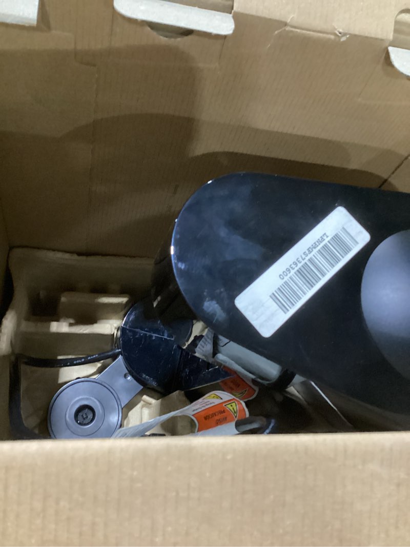 Condition photo showing As Is for Not tested!!! Missing resevoir!!! Nespresso Vertuo Plus Coffee and Espresso Maker By De'Longhi, Ink Black Machine Only Ink Black