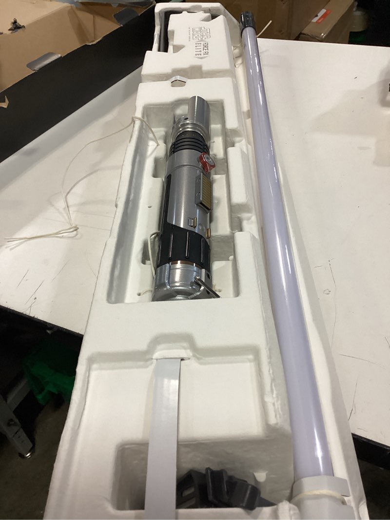 Condition photo showing New/Like New for STAR WARS The Black Series Sabine Wren Force FX Elite Electronic Lightsaber with Advanced LED and Sound Effects, Ages 14 and Up