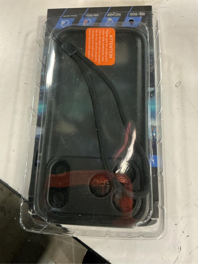 Condition photo showing Good Condition for sportlink for iphone 17 pro max case, ip68 waterproof military protective full body heavy duty shockproof 360 sealed dustproof with camera screen protector phone cover for iphone 17 pro max 6.9" black black for iphone 17 pro max (6.9'')