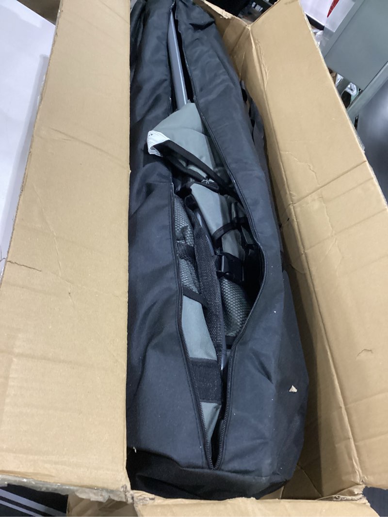 Condition photo showing Good Condition for Double High-Back Camping Loveseat with Pillows, Dual Cup Holders & Cooler Bags - Oversized 2 Person Heavy Duty Folding Chair for Adults, 800LBS Capacity, Outdoor, Picnic, Lawn (1, BlackGrey) Blackgrey 1double