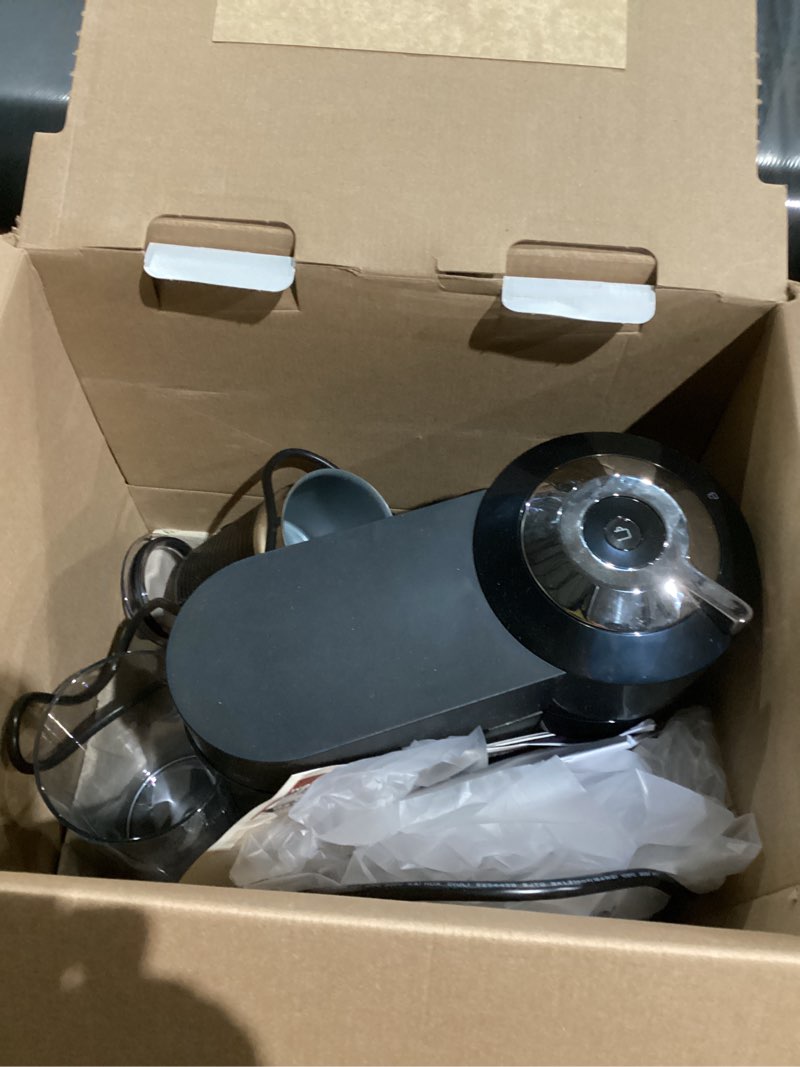 Condition photo showing As Is for Nespresso Vertuo Next Premium Coffee and Espresso Maker by Breville with Aeroccino Milk Frother Black Machine + Milk Frother