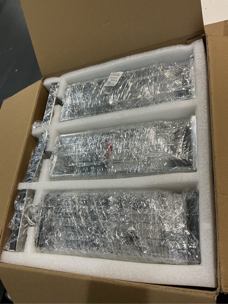 Condition photo showing New/Like New for Chrome Pendant Lighting Modern Pendant Light, Mini Crystal Chandeliers,Adjustable Pendant Light Fixture for Kitchen Island Dinning Room Bedroom (3 Pack) Chrome 3-Pack