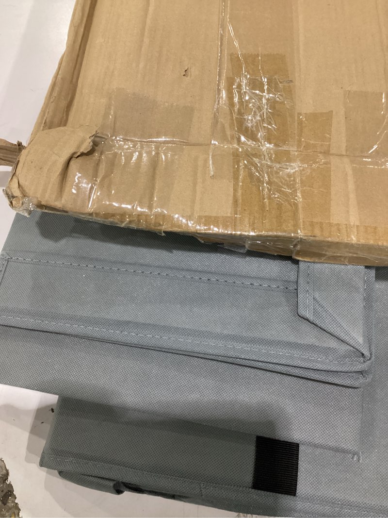 Condition photo showing Good Condition for storage gray fiber bags foldable
