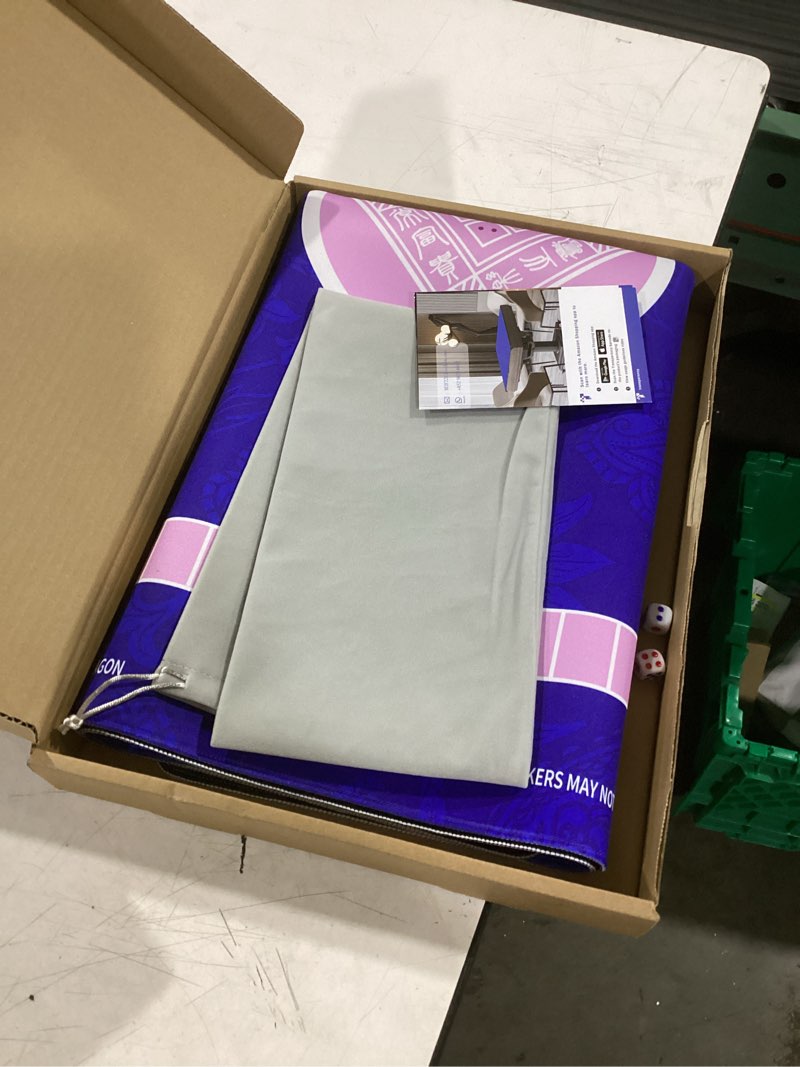 Condition photo showing Good Condition for 2f22e mahjong mat - non-slip noise reduction gaming mat 32.4x32.4 inch for mahjong/poker/board games/card games/dominoes (blue)