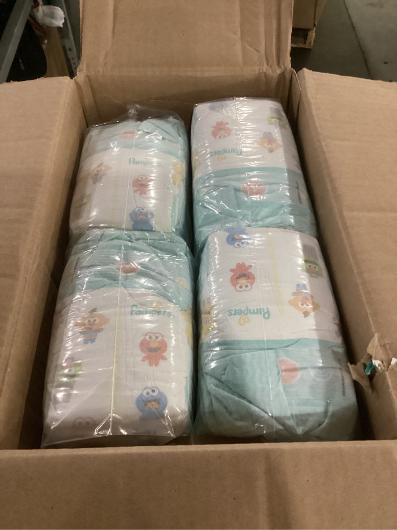Condition photo showing New/Like New for pampers diapers - baby dry - size 1, 120 count, absorbent disposable infant diaper (packaging may vary) size 1 120