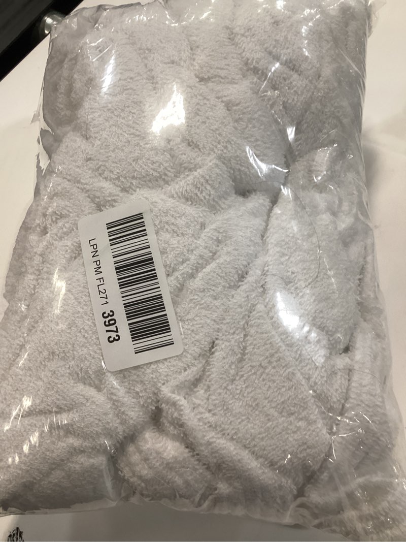 Condition photo showing Good Condition for kahaf collection cotton terry robes for women and men, terry shawl collar bathrobe, one size - unisex men & women spa robe white cotton