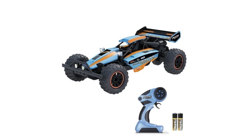 adventure force (1:8) baja brute remote control ice blue buggy, wr5-88g21u-bl 