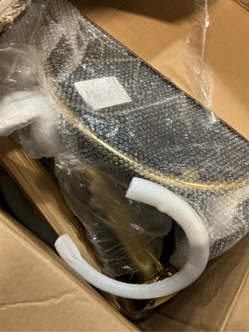 Condition photo showing Good Condition for vecelo bar stools set of 2, adjustable barstools counter height stools with back and arm, velvet woven kitchen island stools w/gold metal leg & base, 360° swivel bar chair for pubs dining room, black black set of 2