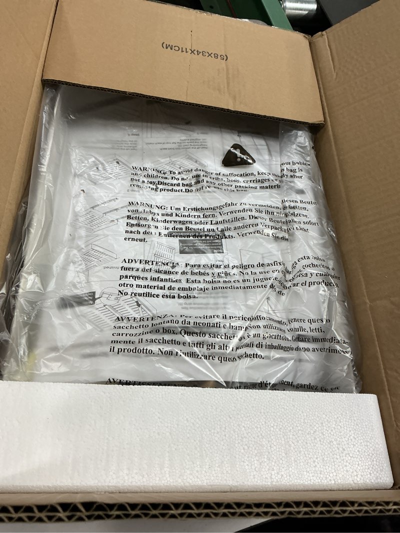 Condition photo showing New/Like New for Kitstorack Pull out Cabinet Organizer, Expandable(12"-20") Heavy Duty Slide out Drawers Fixed with Adhesive Nano Film for Pots, Roll out Shelf Storage for Kitchen Base Cabinet Organization(White) White 21"D×12"-20"W(1 Pack)