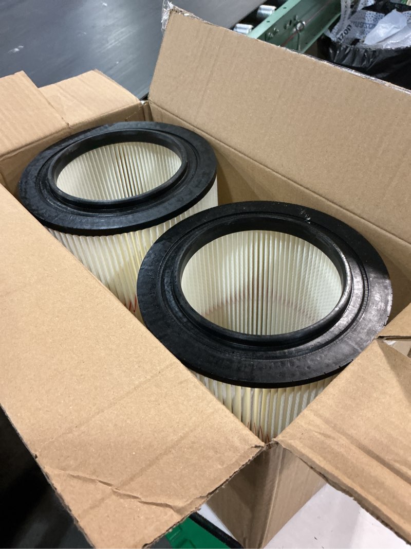Condition photo showing Good Condition for 17816 filter for craftsman shop vac air filter, replacement for craftsman wet dry vac filter for craftsman 9-17816 vacuum filter 5 6 8 12 16 gallon and larger vacuum cleaner 2 pack 2 pack white