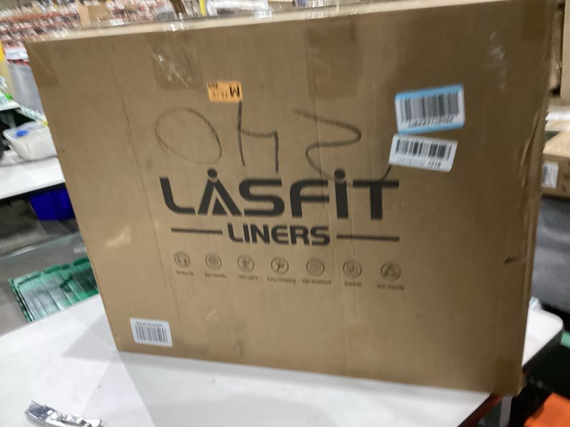 LASFIT Floor Mats for Ford Ranger 2025 2024 SuperCrew Cab All Weather Truck Protector TPE Carpeted F