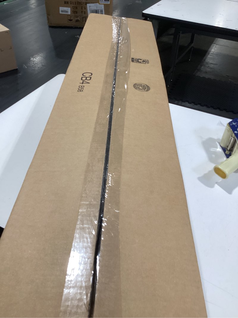 Condition photo showing As Is for quickie all-purpose angle broom, flagged bristles, angle broom for garages, courtyard, sidewalks, decks and outdoor surfaces, perfect for home kitchen room office floor