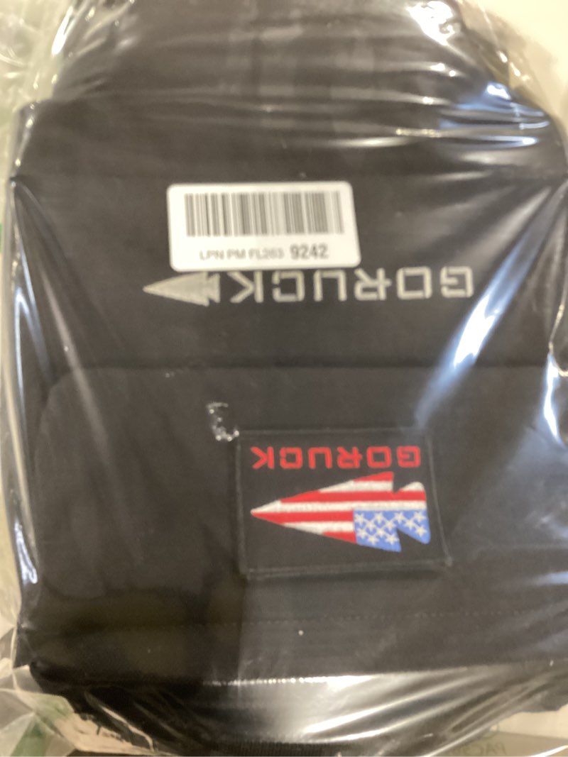 Condition photo showing Good Condition for goruck ruck plate carrier 3.0 - streamlined weighted rucking backpack w/ergonomic back support & extra padded straps - compatible ruck plates, black