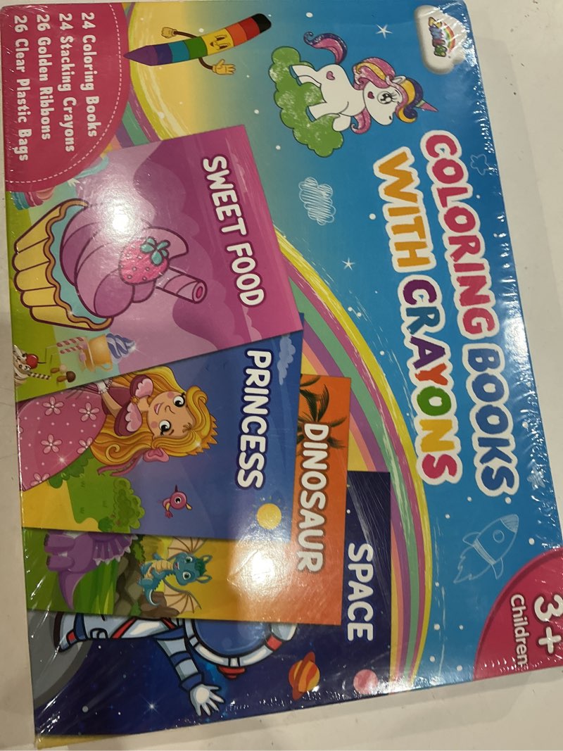 Condition photo showing Good Condition for zmlm 24 pack coloring books for kids with crayons,graduation party favors for kids 4-8, goodie bags stuffers for toddlers, classroom prizes birthday return gifts (party) 24 party
