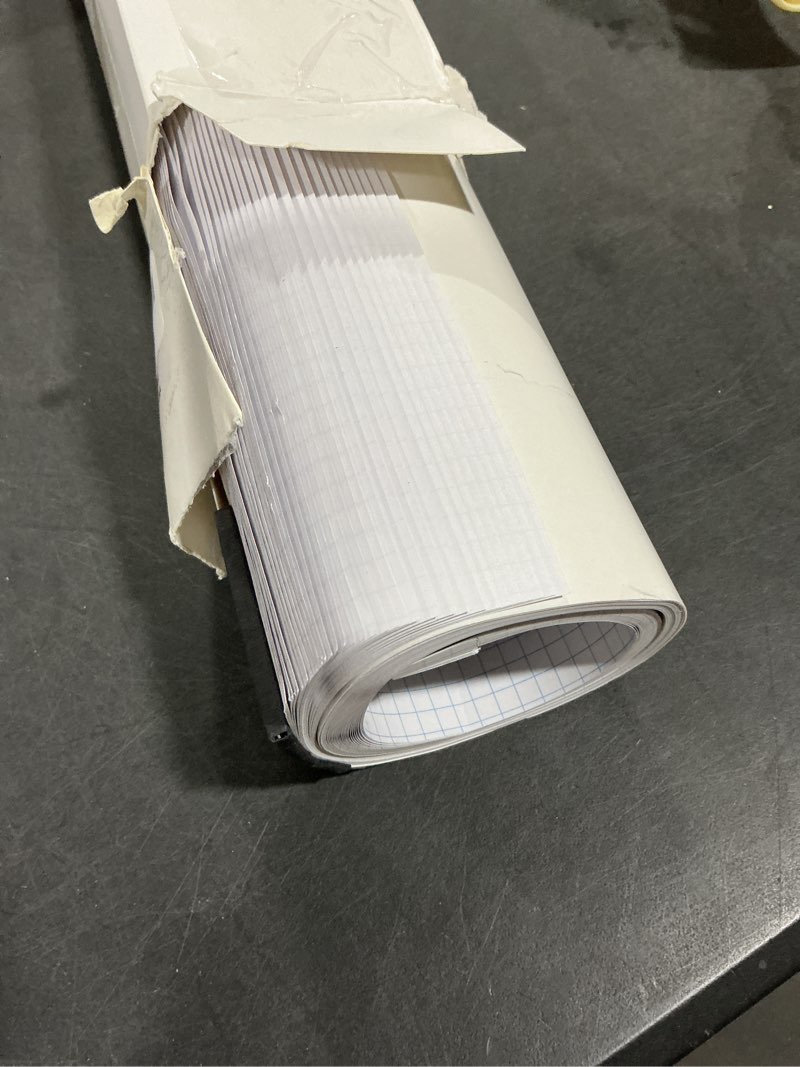 Condition photo showing New/Like New for gisgfim Large Engineering Graph Paper Pad 22x 17 Landscape 4 X 4 Blue Grid Pad Giant Drafting Sketching Paper Blueprint Grid-Based Graphing for Engineer Designer Architect Draftsman Rolled Delivery