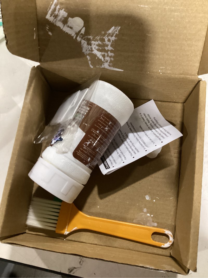 Condition photo showing Good Condition for all-in-one white paint wood refinishing kit– 2-pack easy paint brush with no drip design, high-density bristles for furniture, doors & cabinets,6.35 oz per bottle. white (pack of 2)