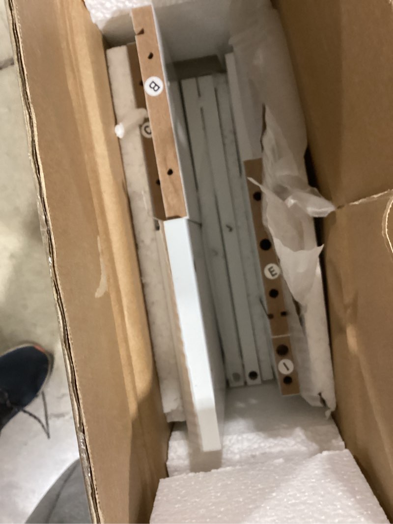 Condition photo showing Good Condition for VASAGLE Bathroom Cabinet with Mirror, Wall Cabinet with 2 Mirrored Doors, Adjustable Shelf, Open Compartment, Wall-Mounted, 5.1 x 22.2 x 23 Inches, White ULHC002 5.1"D x 22.2"W x 23"H White