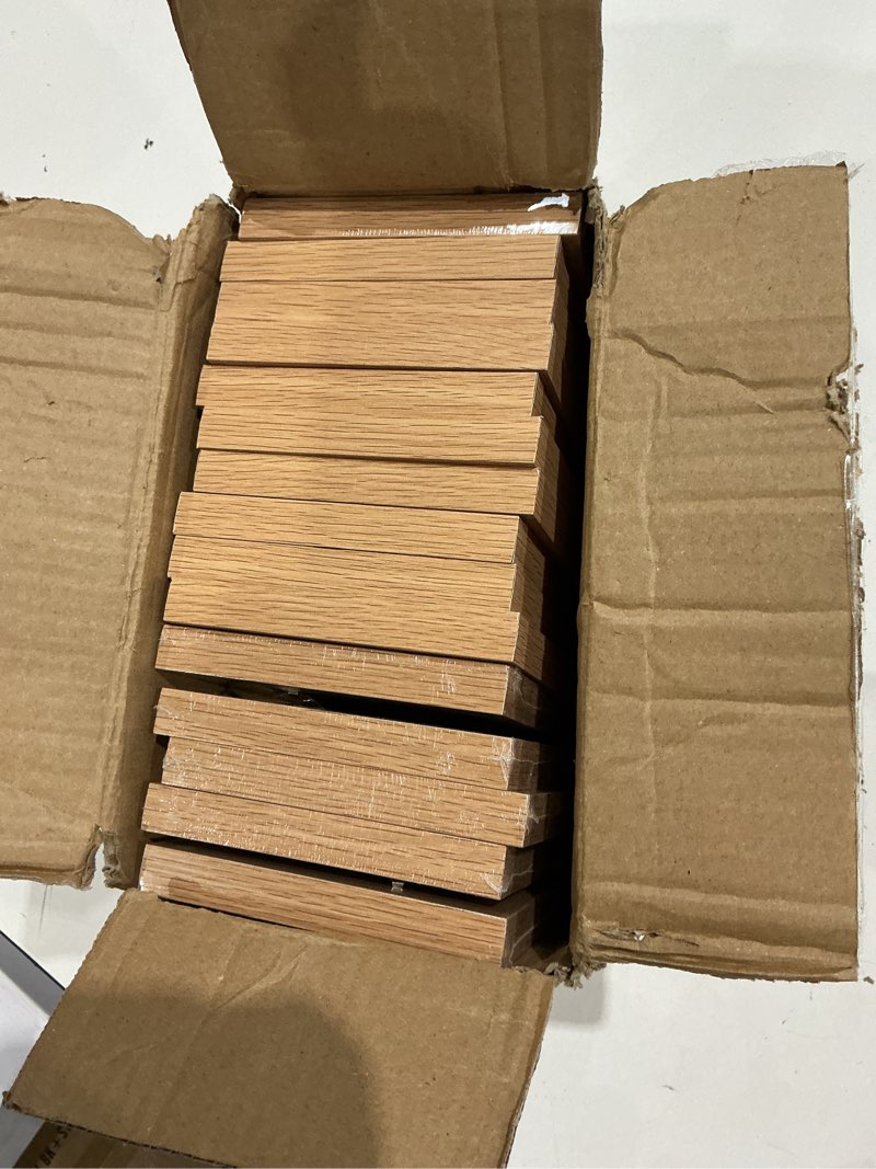 Condition photo showing Good Condition for memory island 4x6 photo frames for wall and tabletop display, 4 by 6 natural wood grain picture frames with hd plexiglass, set of 15 4x6" natural wood grain