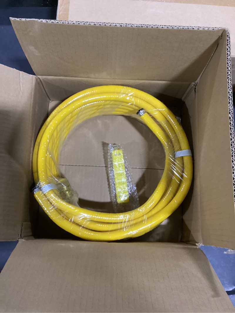 Condition photo showing New/Like New for CSST 1/2" Gas Line 37ft Corrugated Stainless Steel Tubing Flexible Gas Line 1/2inch Natural Gas Hose Pipe Kit With 2 Male Adapter Fittings 37 Ft 1/2"
