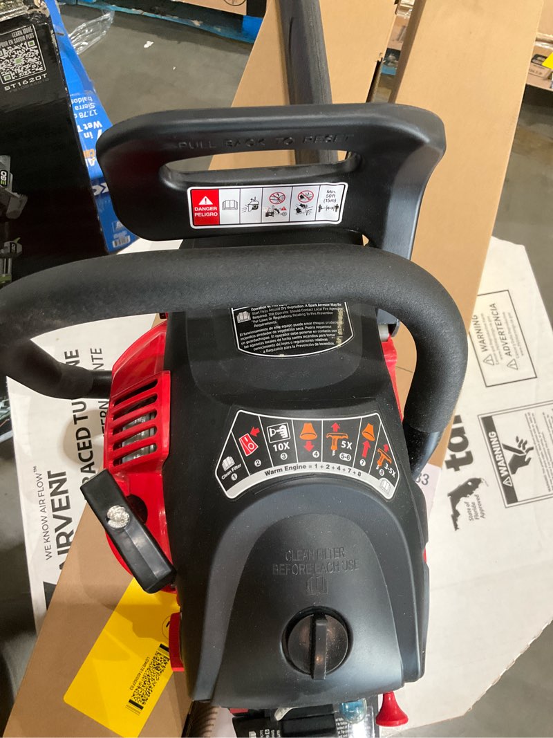 Condition photo showing As Is for craftsman s205 46-cc 2-cycle 20-in gas chainsaw