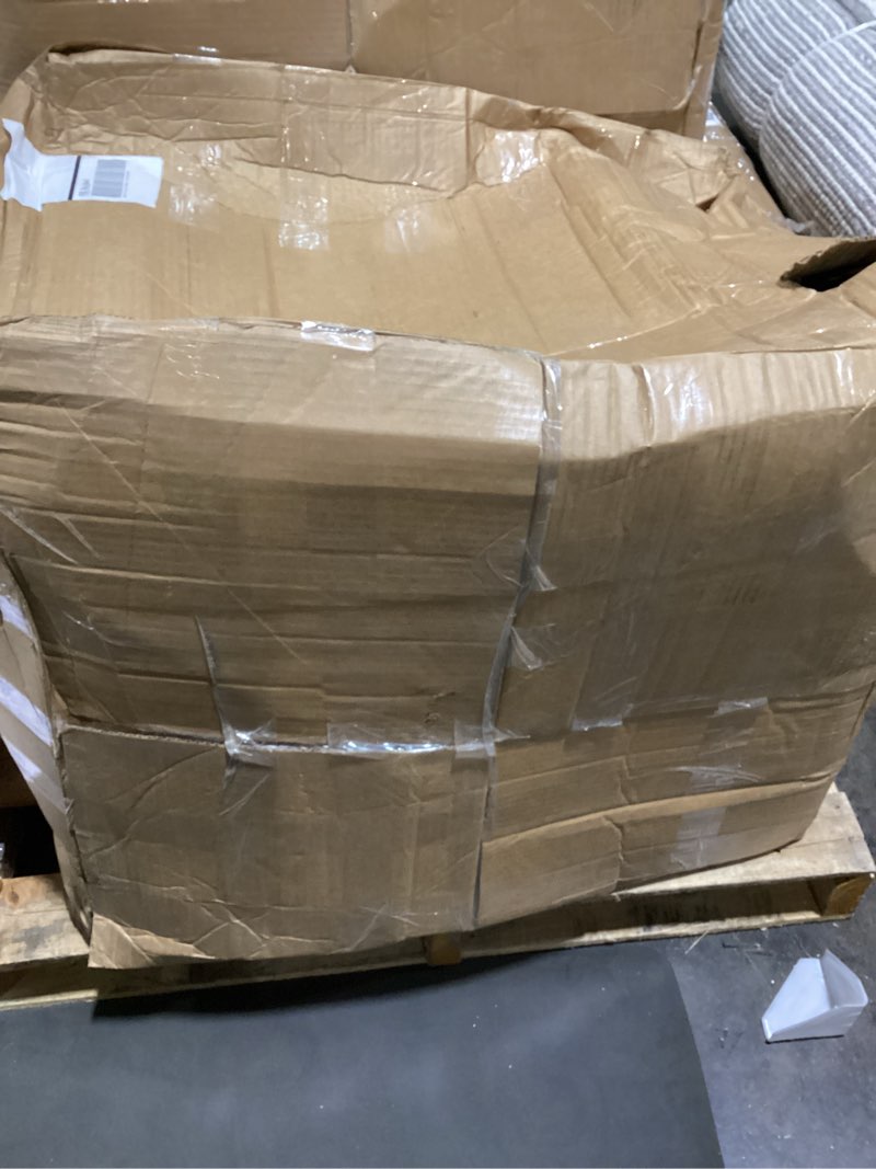 Condition photo showing As Is for Patio Wicker Padded Dining Armchairs