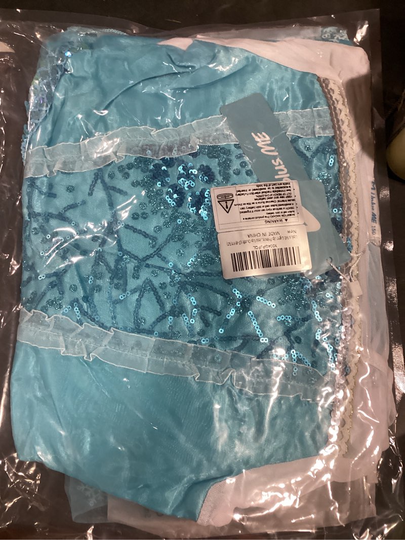 Condition photo showing New/Like New for Light Up Princess Dress Girls Elsa Costume Dress Kids Halloween Birthday Christmas Party Dress Up Outfit 3-8Y