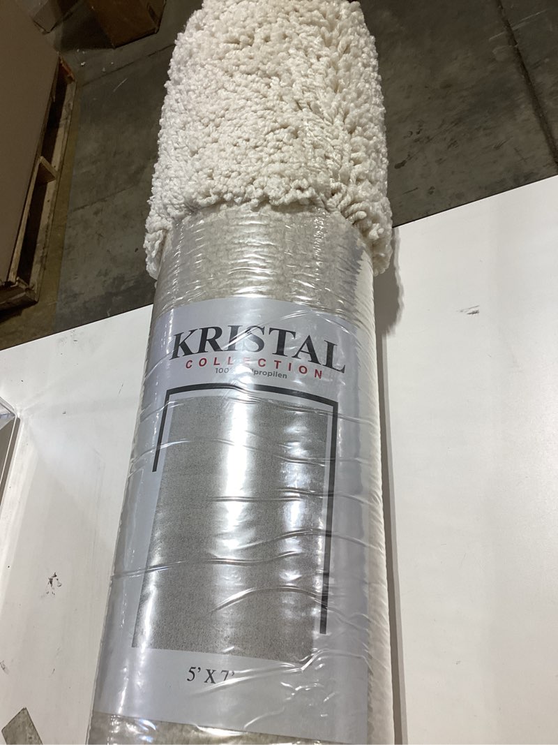 Condition photo showing Good Condition for Kristal collection high pile rug 5x7