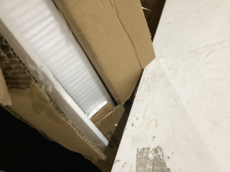 Condition photo showing New/Like New for dream on me synergy 5-in-1 convertible full-size baby crib with toddler, day & full bed conversion in espresso, greenguard gold & bsa, 3 mattress heights, sustainable pinewood espresso synergy