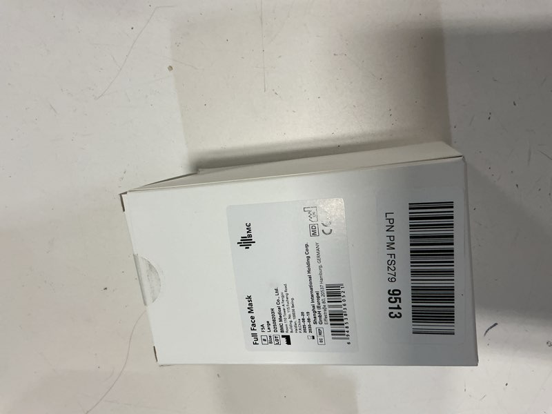 Condition photo showing New/Like New for CPAP Mask, Universal Full Face CPAP Masks Replacement Set, Soft Silicone CPAP Full Cover Assembly Kit, Comfort Series Nasal CPAP MASK with Headgear, Elbow and Cushion, L Size