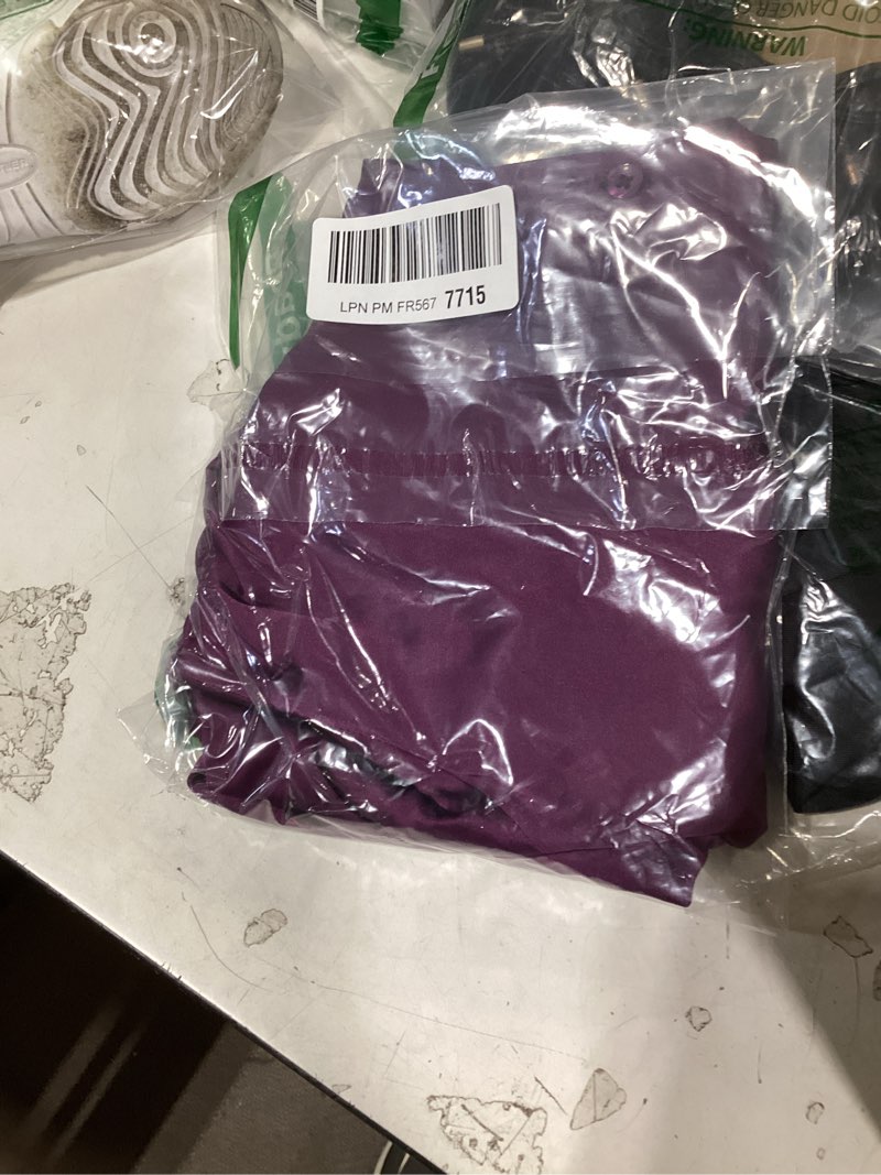 Condition photo showing New/Like New for zeagoo satin blouses for women silk button down shirts long sleeve business casual tops purple large