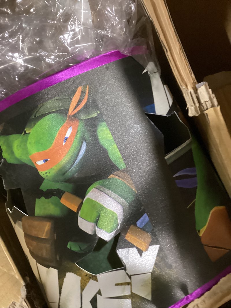 Condition photo showing As Is for Nickelodeon Table Lamp Disney Teenage Mutant Ninja Turtles 11.8 x 11.6 x 17.2 inches