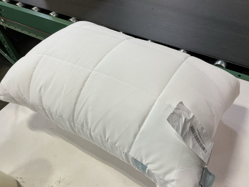 Condition photo showing As Is for Nuzzle Cooling Adjustable Pillow for Side Sleepers, Luxury Standard Size Bed Pillow Hotel Collection - Best Adjust Height Soft Firm Pillow for Back, Stomach or Side Sleepers - Home Gifts