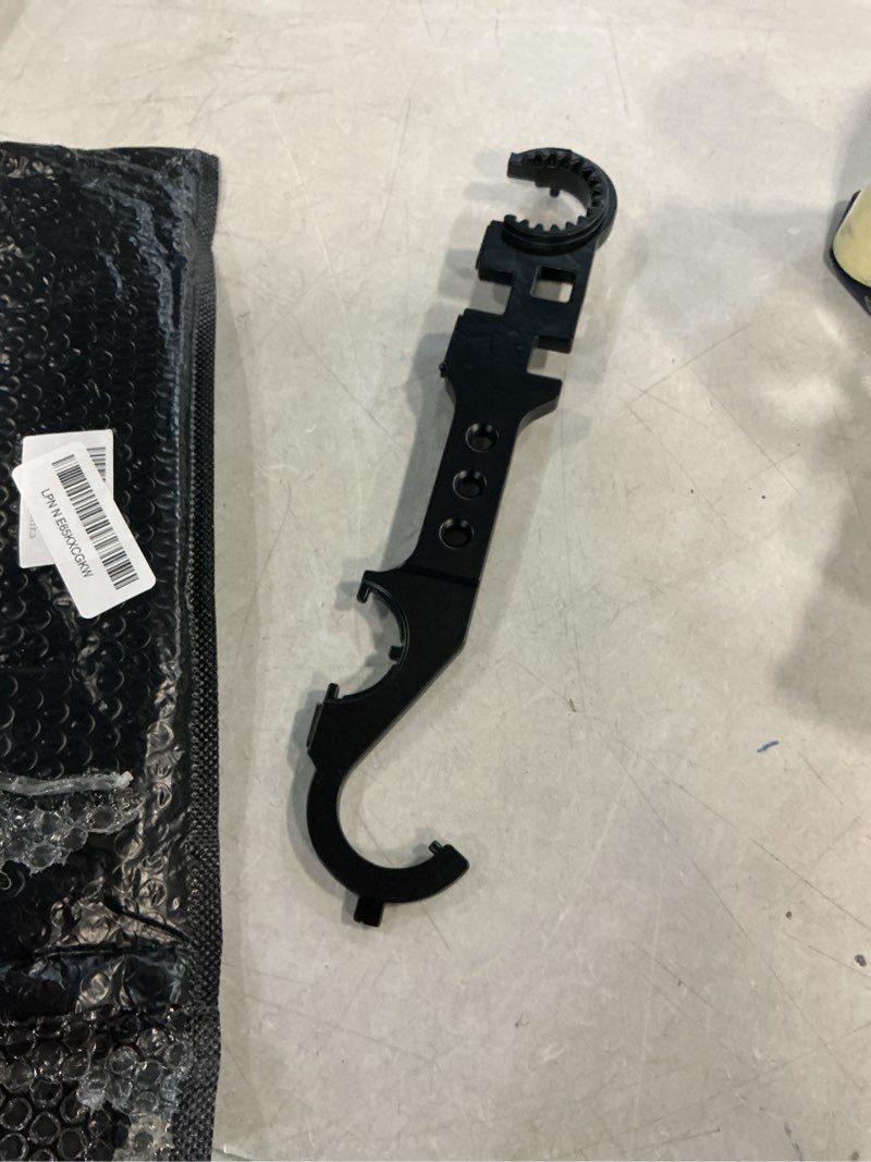 Condition photo showing Good Condition for armorers wrench high carbon steel hand clamping collet chuck spanner buffer tube hand clamping
