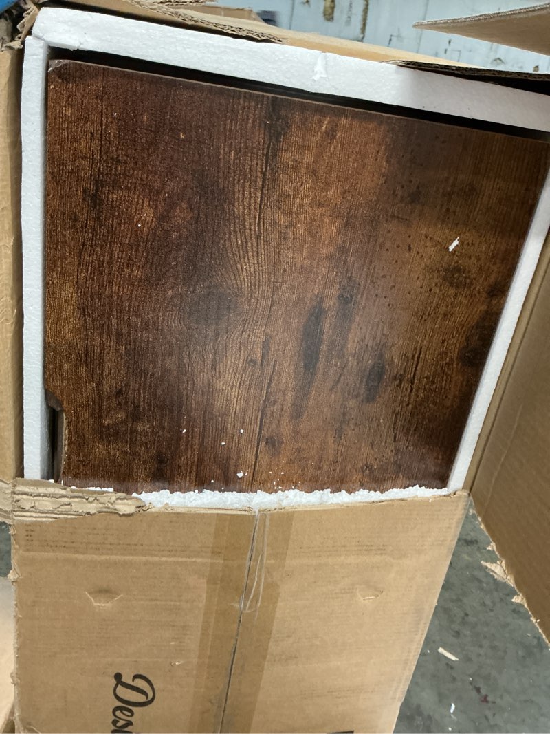 Condition photo showing Good Condition for vivelove 12" deep floating shelves for wall 55" long, wall shelves for living room bedroom bathroom kitchen laundry room, farmhouse rustic shelves for home decor, 55" x 12" x 2" set of 2, rustic brown rustic brown 55.1"w x 12"d x 2"h,set of 2