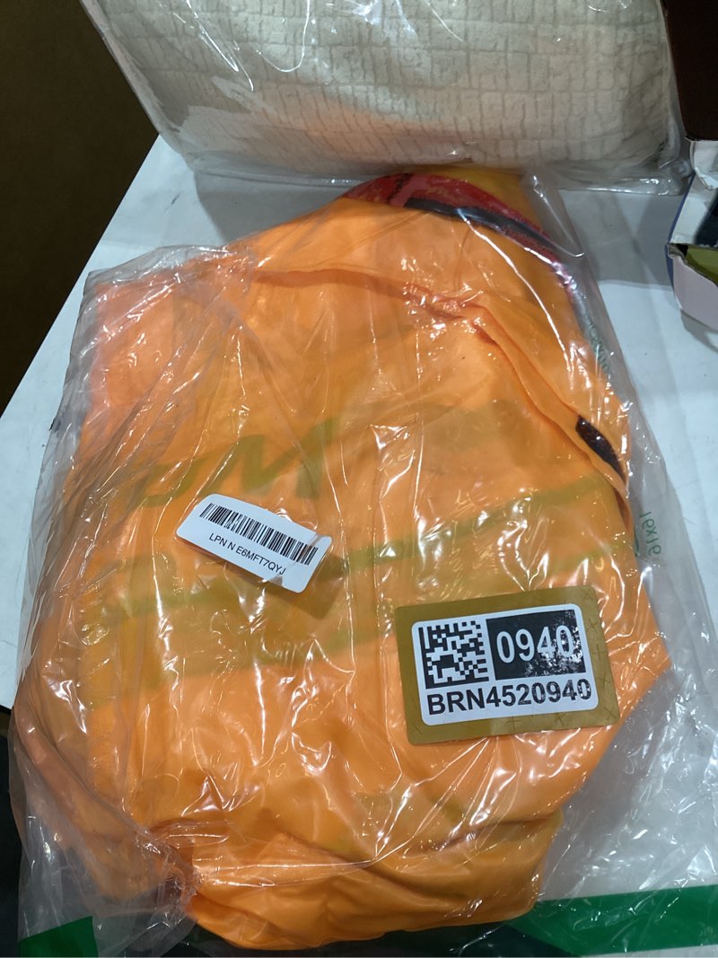 Condition photo showing New/Like New for swimline giant inflatable baseball glove pool float , brown, 62"/50"/16" sports (baseball glove)