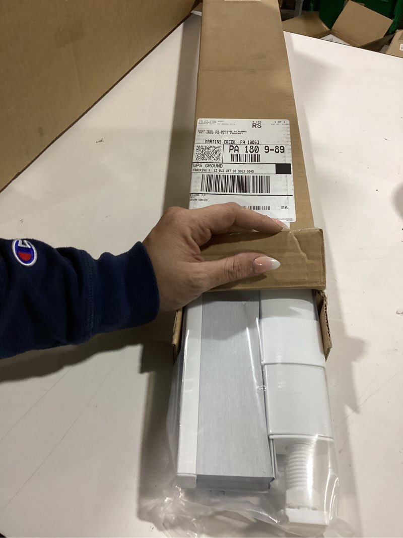 Condition photo showing Good Condition for LazBlinds No Tools No Drill Cordless Cellular Shades, Blackout Light Blocking Honeycomb Shades for Home, Thermal Insulation Blinds for Windows, 19" W x 36" H, White Blackout-white 19" W x 36" H