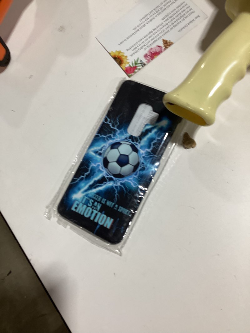 GlamCase for Samsung Galaxy S9 Plus, Samsung S9 Plus Case - Soccer Lightining Printed Cute Slim Fit