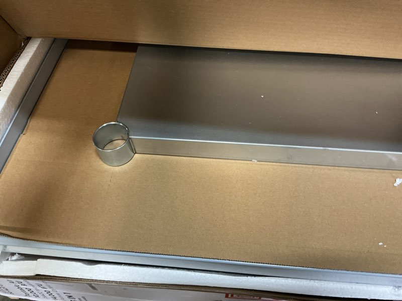 Condition photo showing Good Condition for derro stainless steel table for prep & work, 24 x 60 in, nsf metal commercial heavy duty table with backsplash and adjustable under shelf and foot for restaurant, home and hotel 24x60in